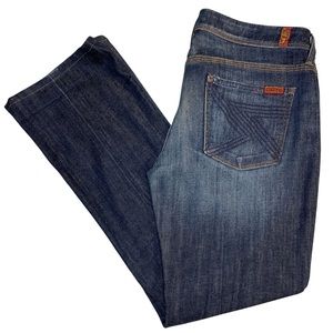 7 For All Mankind Women's Bootcut Jeans, EUC